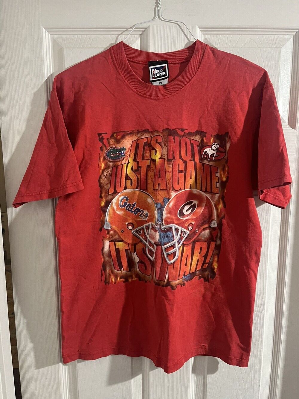 Vtg Florida Gators Georgia Bulldogs Shirt Adult Size Medium